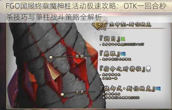 FGO国服终章魔神柱活动极速攻略：OTK一回合秒杀技巧与单柱战斗策略全解析