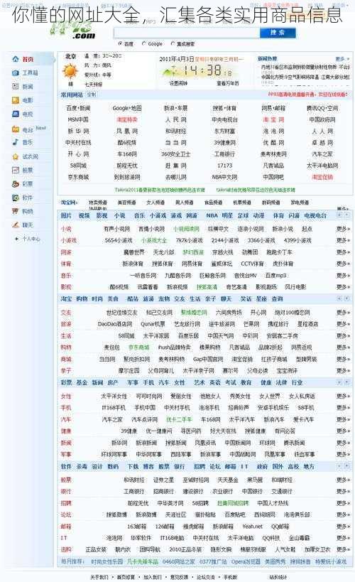 你懂的网址大全，汇集各类实用商品信息